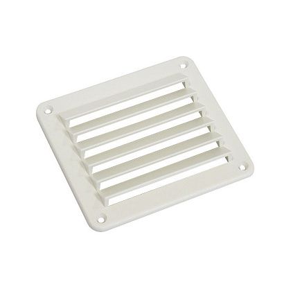 Крышка вентиляции ABS пластик 143х125х17мм, белая