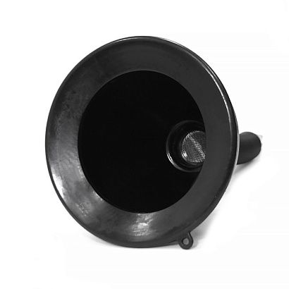 Воронка ГСМ Oktan с непроливайкой, 135 (Черный),  сетчатым фильтром