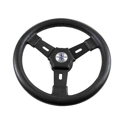 Колесо рулевое ELBA, спицы черные 320 мм, чёрный