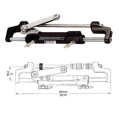 Гидроцилиндр 128 куб.см, мод.2
