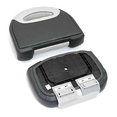 Сиденье мягкое Bass Boat Seat, серо-красное