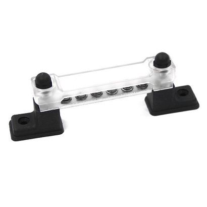 Клемма электромонтажная M4×6 одинарная 150А/48В с крышкой NEKEKE