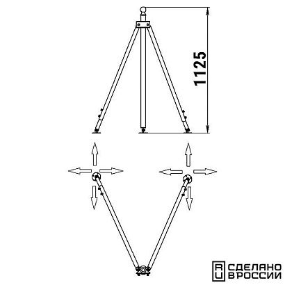 Стойка для буксировки лыжника