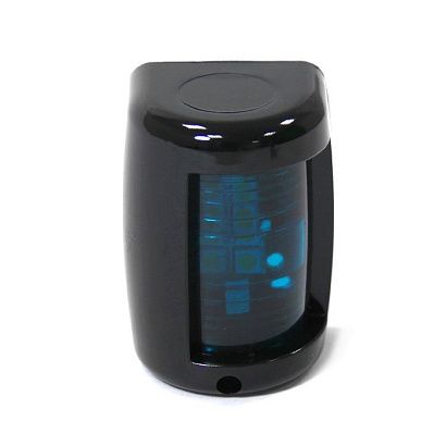 Огонь бортовой зеленый, черный корпус LED