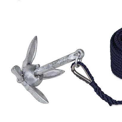 Якорь Skipper складной 5,5 фунтов (2.3кг), подходят для лодки длиной 11 футов