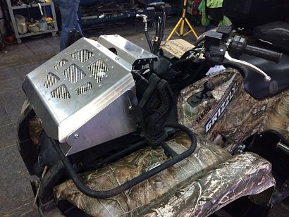 Вынос радиатора (черный) для Yamaha Квадроциклов Grizzly  550/700