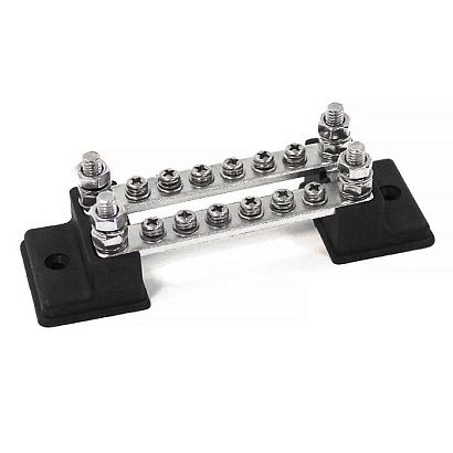 Клемма электромонтажная M4×12 двойная 150А/48В NEKEKE