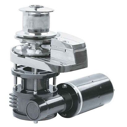 Лебедка якорная серии-C Heavy Duty Style (c барабаном) 600Вт, 12В, цепь 6 мм/веревка 12 мм