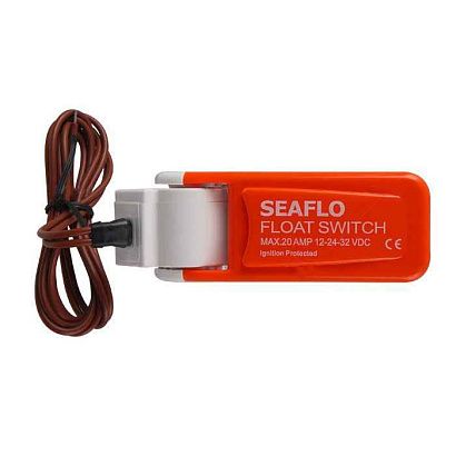 Переключатель поплавковый бело-оранжевый 01 SEAFLO (20A)