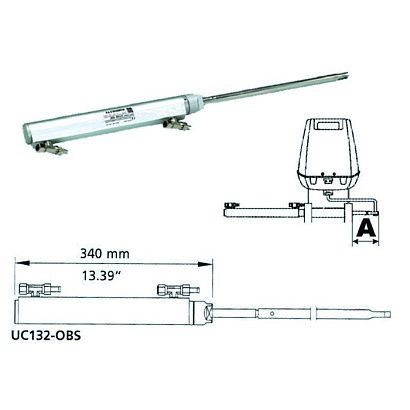Гидроцилиндр 132 куб.см, бокового крепления
