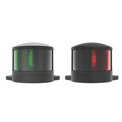 Огни бортовые светодиодные, черный корпус, пластик