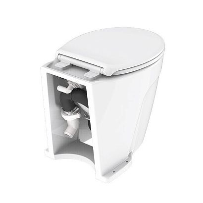 Унитаз судовой керамический Deluxe Flush 06 Series, 12В