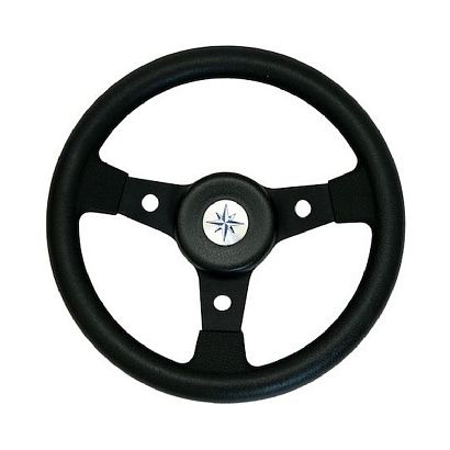 Колесо рулевое DELFINO, спицы черные 310 мм, чёрный