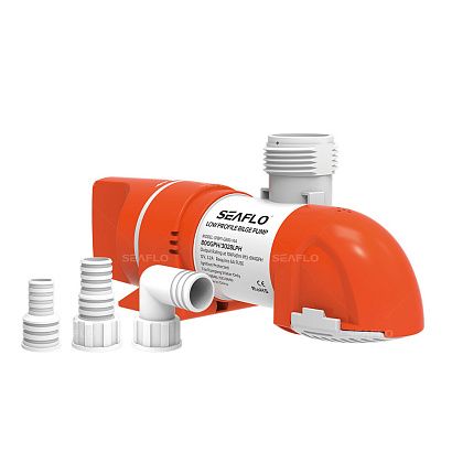 Помпа водооткачивающая автоматическая SeaFlo трюмная, 12V 800 галлон/час, патрубок 19/25/29 мм