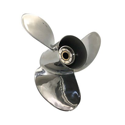 Винт гребной  Skipper для Honda 75-130HP, диаметр 14" нержавеющий, лопастей - 3, шаг 19"
