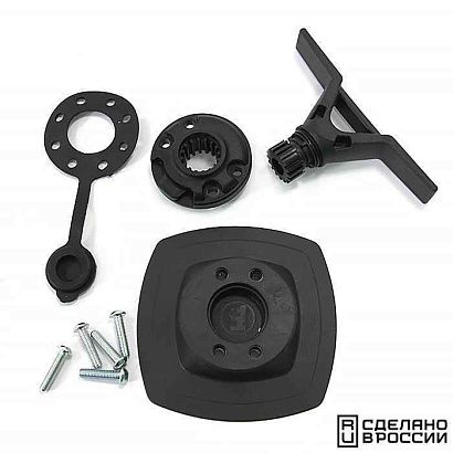 Утка (Кнехт) швартовая c креплением на баллон с замком быстросъемным