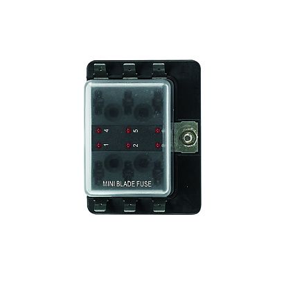 Блок предохранителей мини Skipper 6 банд, мини-держатели