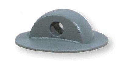 Рым леера   78х28 мм, поперечный, серый