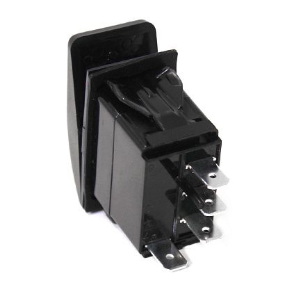 Переключатель on-on, SPDT, 4P с двойной подсветкой NEKEKE