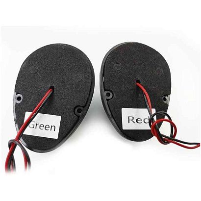 Огни бортовые светодиодные 80х56х42 мм, черный корпус