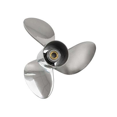 Винт гребной  Skipper для Suzuki 60-300HP, диаметр 16" нержавеющий, лопастей - 3, шаг 20"