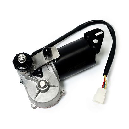 Электропривод стеклоочистителя W.E с адаптером, длина резьбы 25мм, посадка М8-10, 45-50-85-105°, 24В