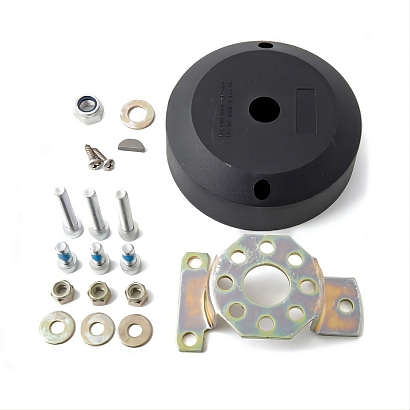 Кожух рулевого редуктора T71/T85 Multiflex, 90°, черный