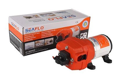 Четырехкамерный мембранный насос 41 SERIES 10 л/мин, 12В (Быстросъемные фитинги)