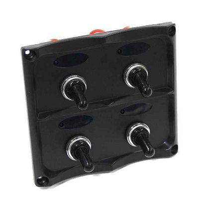 Панель переключателей 4шт с предохранителем NEKEKE