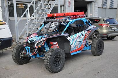 Багажник на крышу (красный) для Can-Am (BRP) Квадроциклов Maverick X3