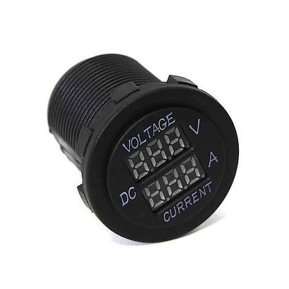 Амперметр/Вольтметр 6-30В/0A-10A с красной подсветкой NEKEKE