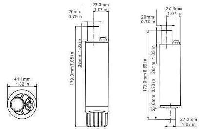Погружной насос 500GPH 12В