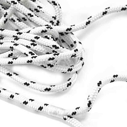 Трос плетеный ШВАРТОВЫЙ 10,0 мм, 1500 кг, 6 м, с огоном 30 см