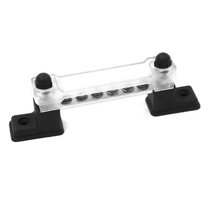 Клемма электромонтажная M4×6 одинарная 150А/48В с крышкой NEKEKE