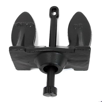 Якорь Холла в ПВХ оболочке 9,1 кг чёрный