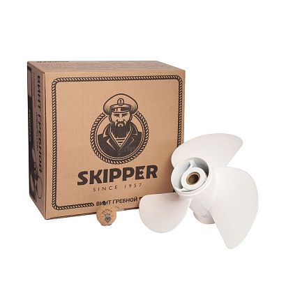 Винт гребной  Skipper для Yamaha 60-140HP, диаметр 14" алюминиевый, лопастей - 3, шаг 11"
