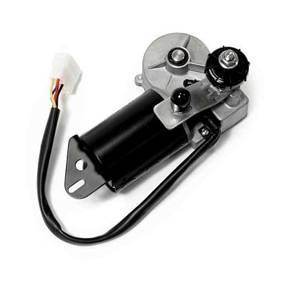 Электропривод стеклоочистителя W.E с адаптером, длина резьбы 25мм, посадка М8-10, 45-50-85-105°, 24В