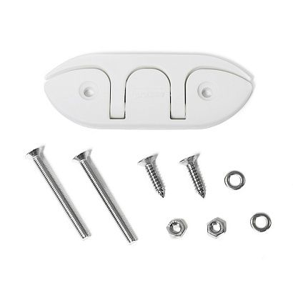 Утка швартовая складная SUNFINE 120 мм, белый нейлон