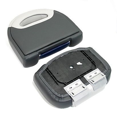 Сиденье мягкое Bass Boat Seat, серо-черное