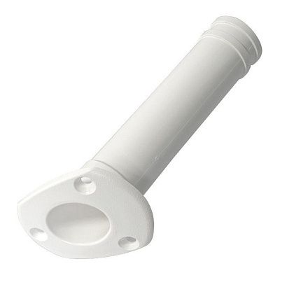 Держатель спиннинга врезной 215х40 мм, белый пластик