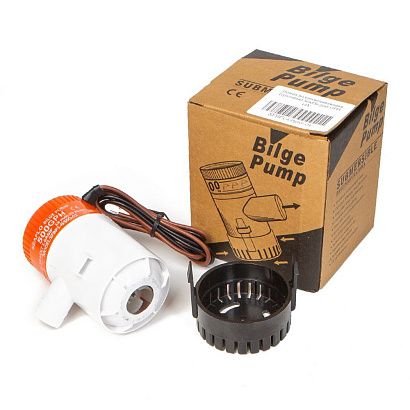 Помпа водооткачивающая SeaFlo трюмная, 12V 500 галлон/час, патрубок 19 мм