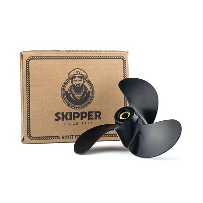 Винт гребной Skipper для Suzuki 4-6, диаметр 7 1/2" алюминиевый, лопастей - 3, шаг 6 1/2"