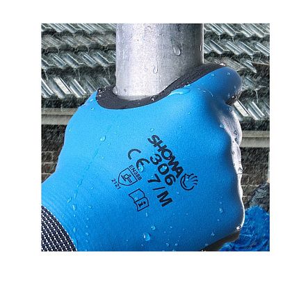 Перчатки защитные SHOWA Hold Durable 306 Blue, XL