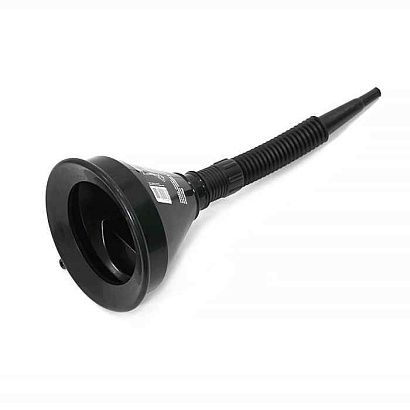 Воронка ГСМ Oktan с непроливайкой, 135 (Черный),  сетчатым фильтром