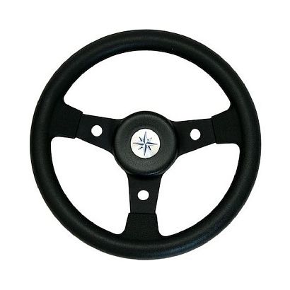 Колесо рулевое DELFINO, спицы черные 310 мм, чёрный