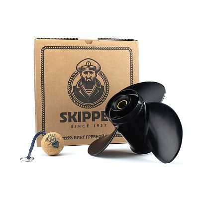 Винт гребной Skipper для Mercury 20-30, диаметр 9,9" алюминиевый, лопастей - 3, шаг 13"