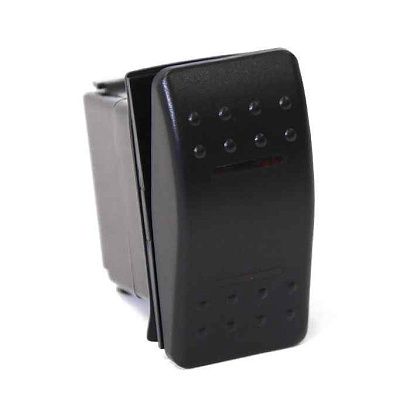 Переключатель (on)-on, SPDT, 4P с двойной подсветкой NEKEKE