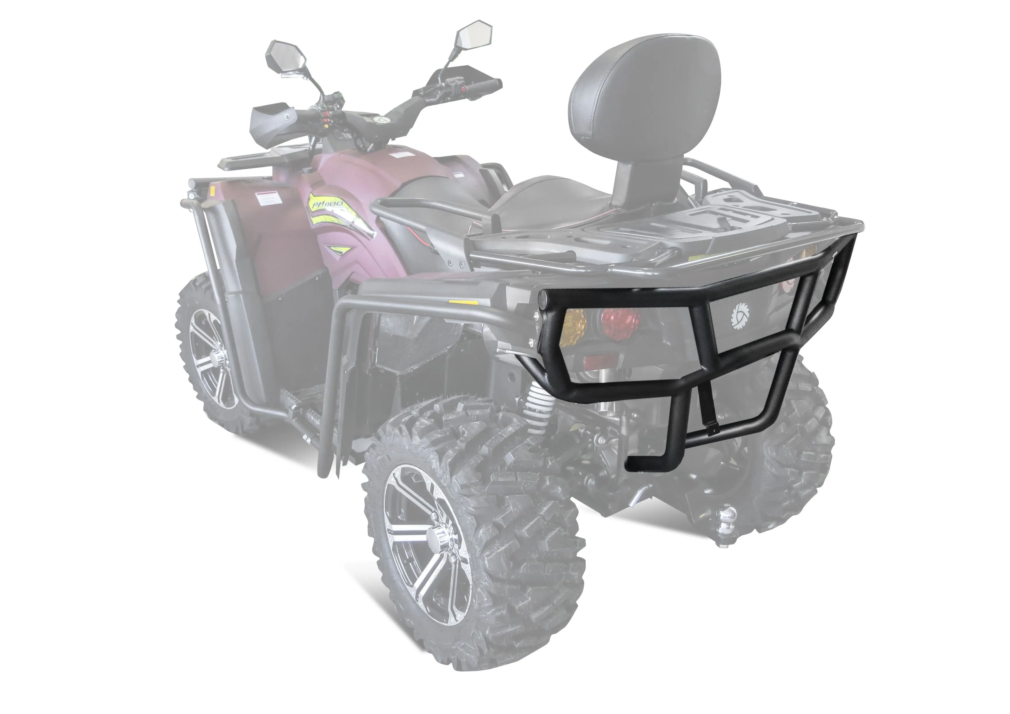 Бампер задний RM 800/800DUO + комплект крепежа