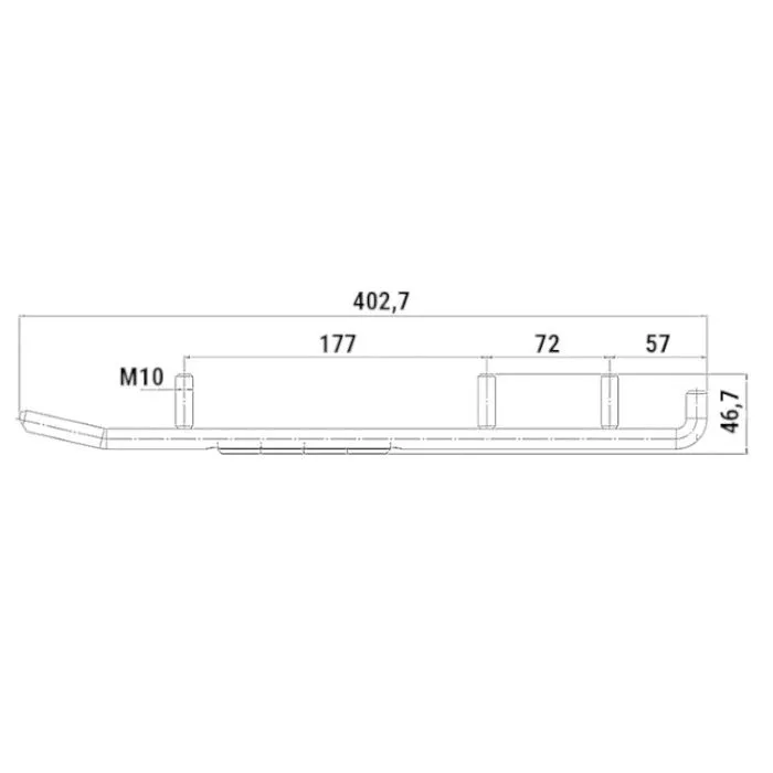Конек лыжи снегохода BRP 100313T