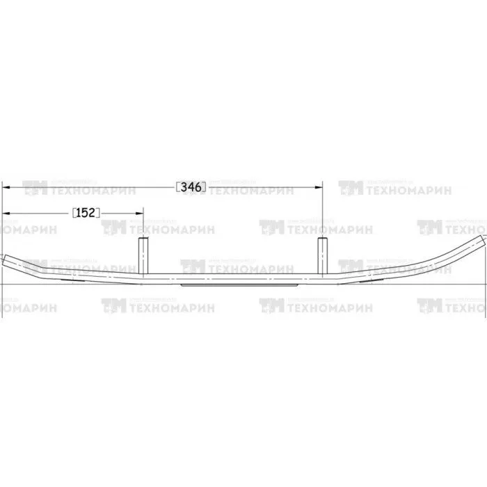Конек лыжи BRP (комплект 2шт) A-04-0-4-455